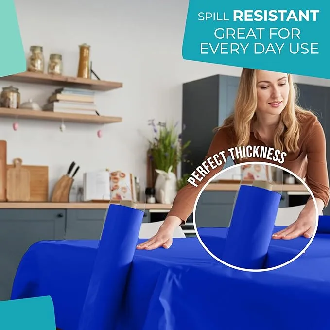 40 In. x 100 Ft. Dark Blue Table Roll