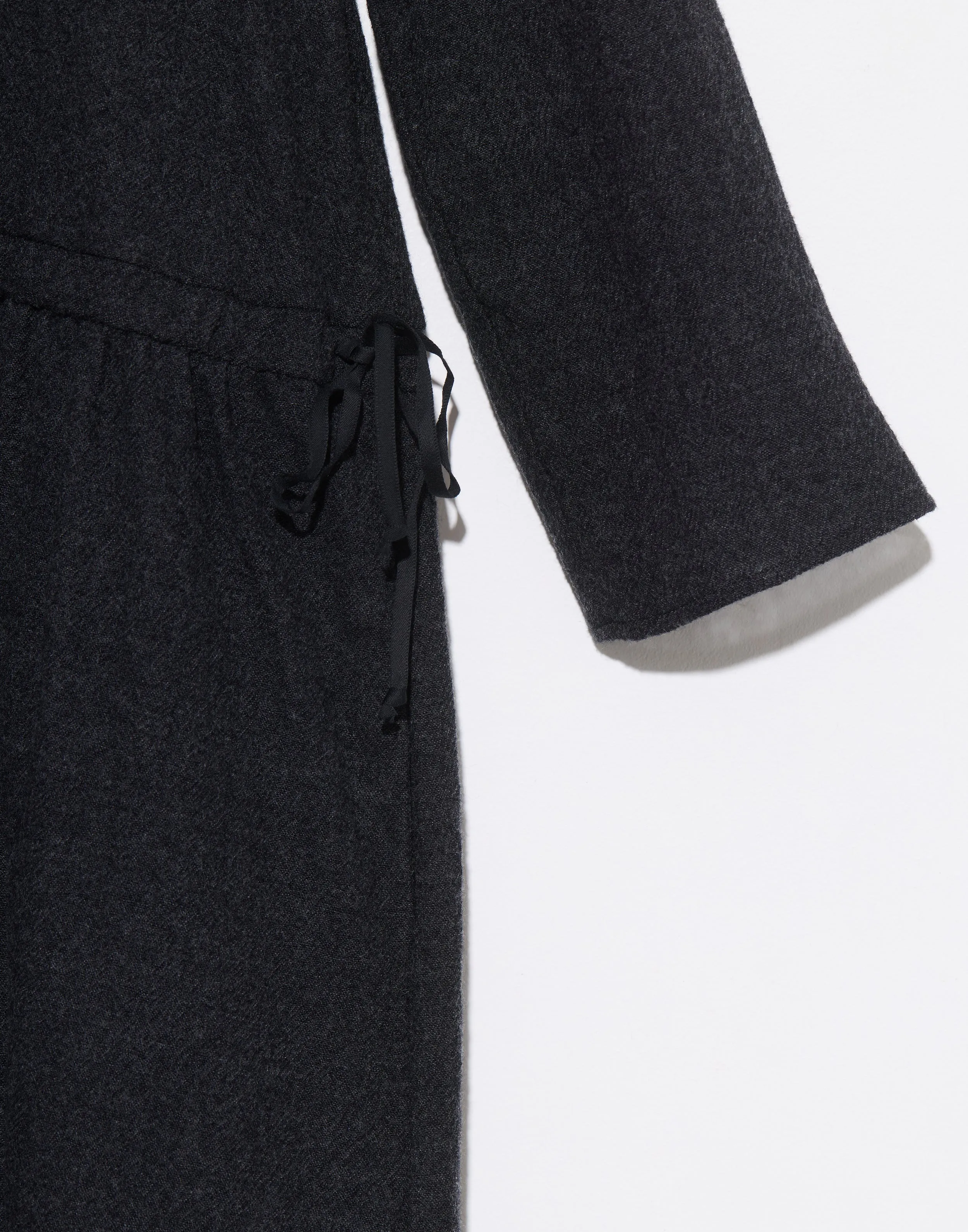 Anthracite Grey Virgin Wool Dress