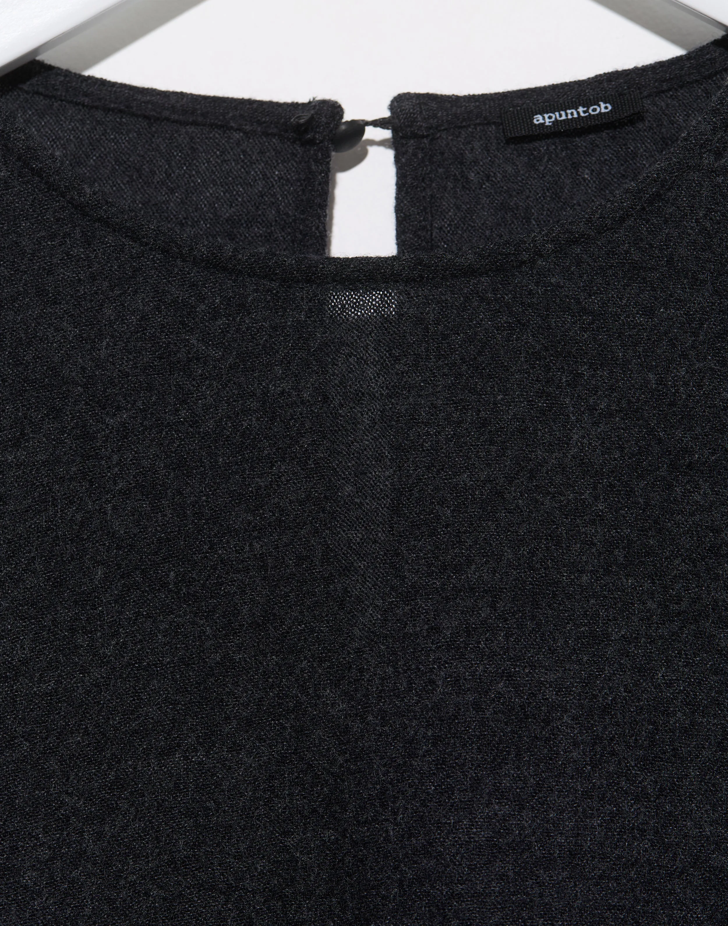 Anthracite Grey Virgin Wool Dress