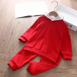 Baby Unisex Long Sleeve Hooded Top & Pants Babywear Wholesale