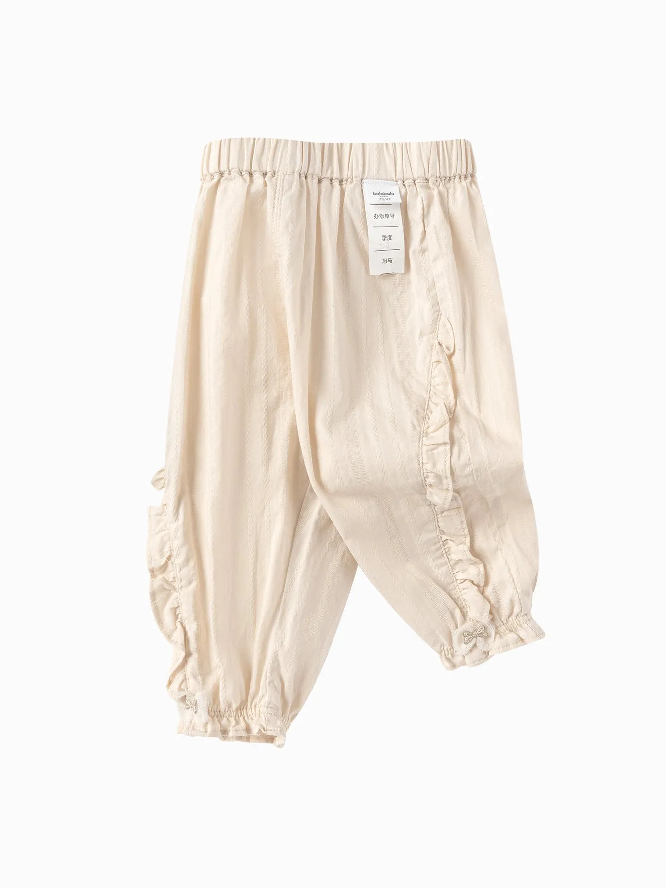 balabala Baby Girl Highlight Style Woven Trousers
