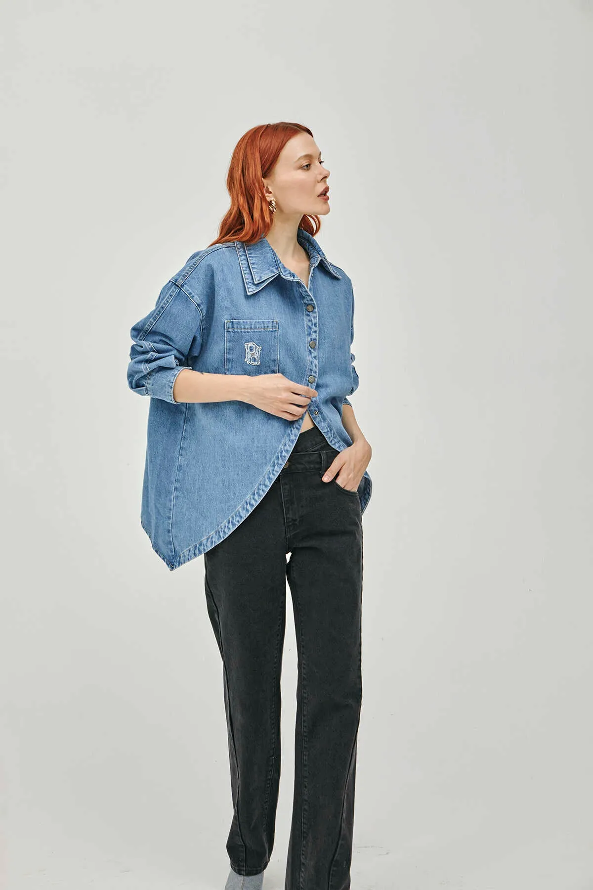 Black Denim Pants