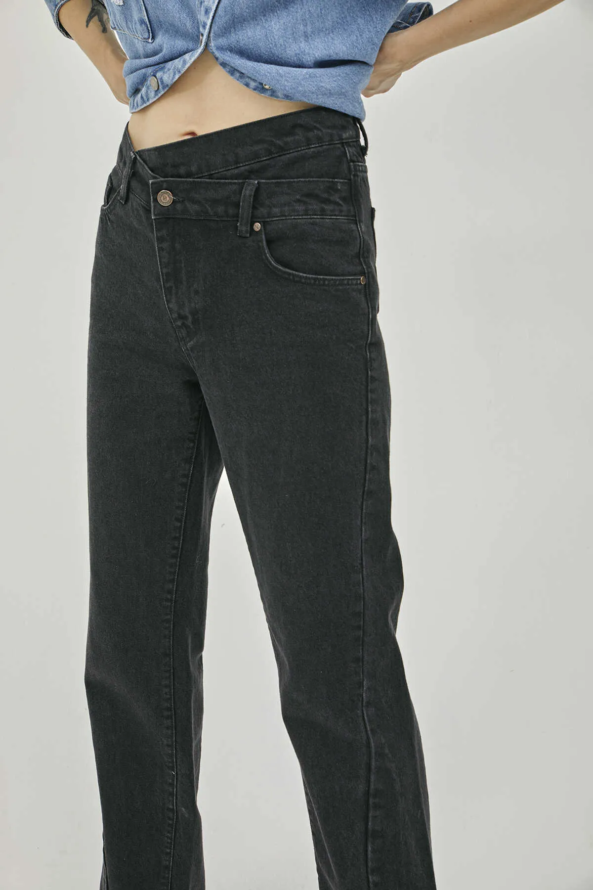 Black Denim Pants