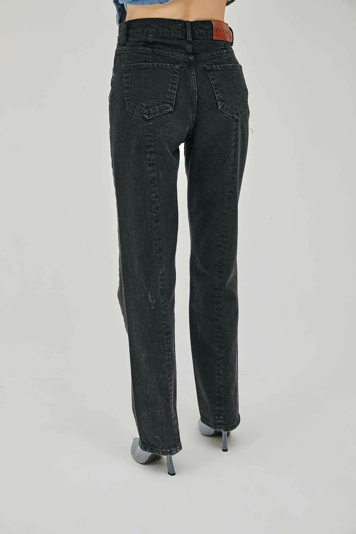 Black Denim Pants