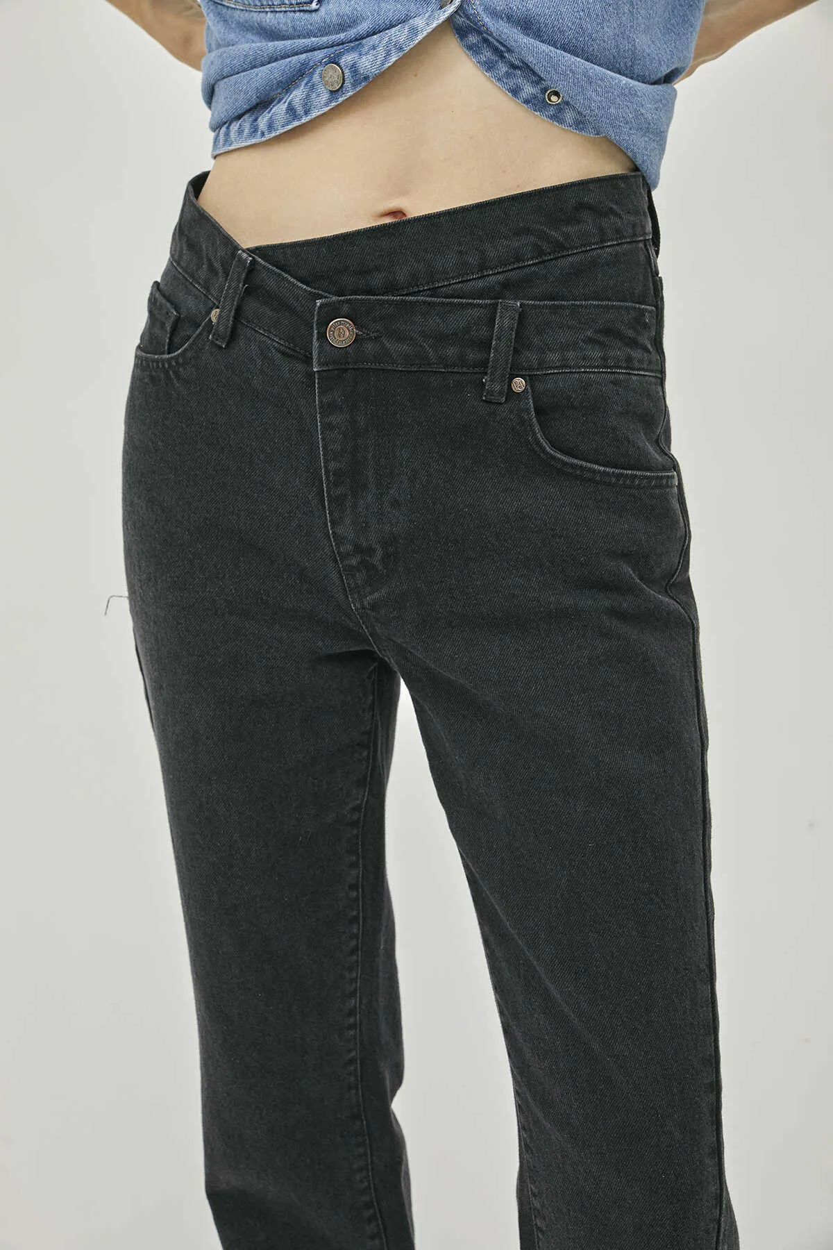 Black Denim Pants