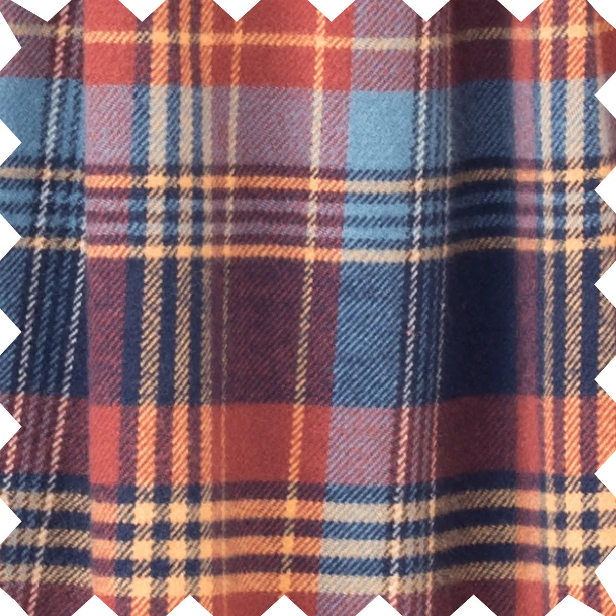 Boys Rust Plaid Lounge Pants