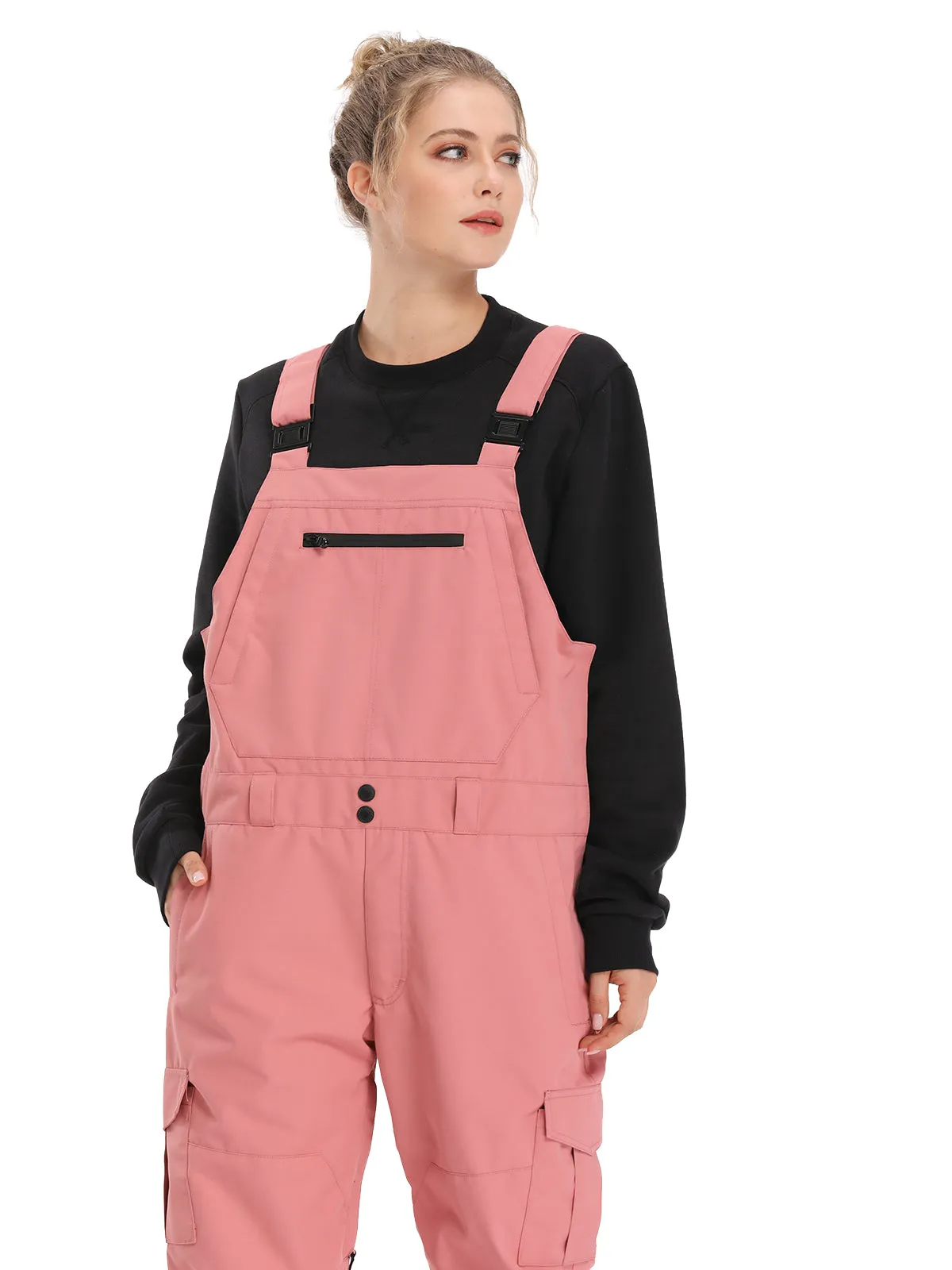 BUMDEEP Unisex Couple's Snow  Bib Pants