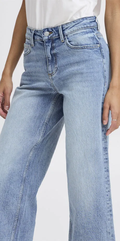 B.Young Classic Wide Leg Jeans