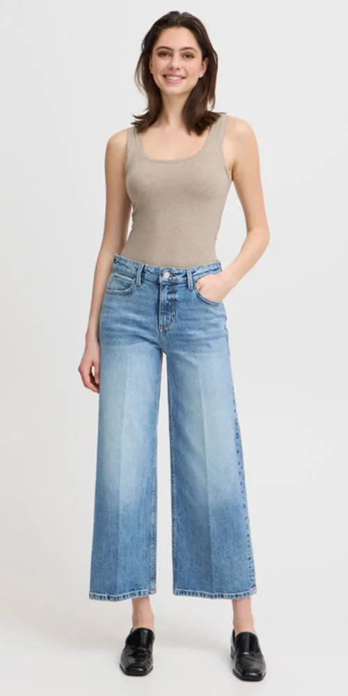 B.Young Classic Wide Leg Jeans