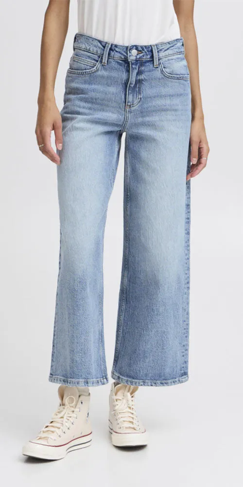 B.Young Classic Wide Leg Jeans