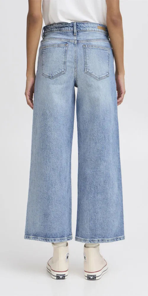 B.Young Classic Wide Leg Jeans