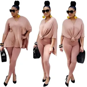 Casual Loose Two Piece,Women Plus Size Women Clothing