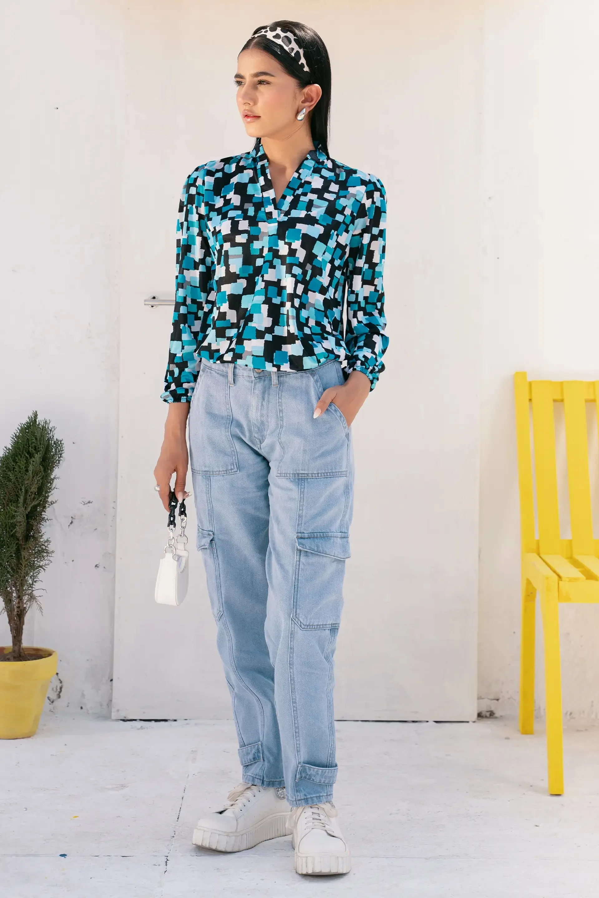 Classic Patterned Top