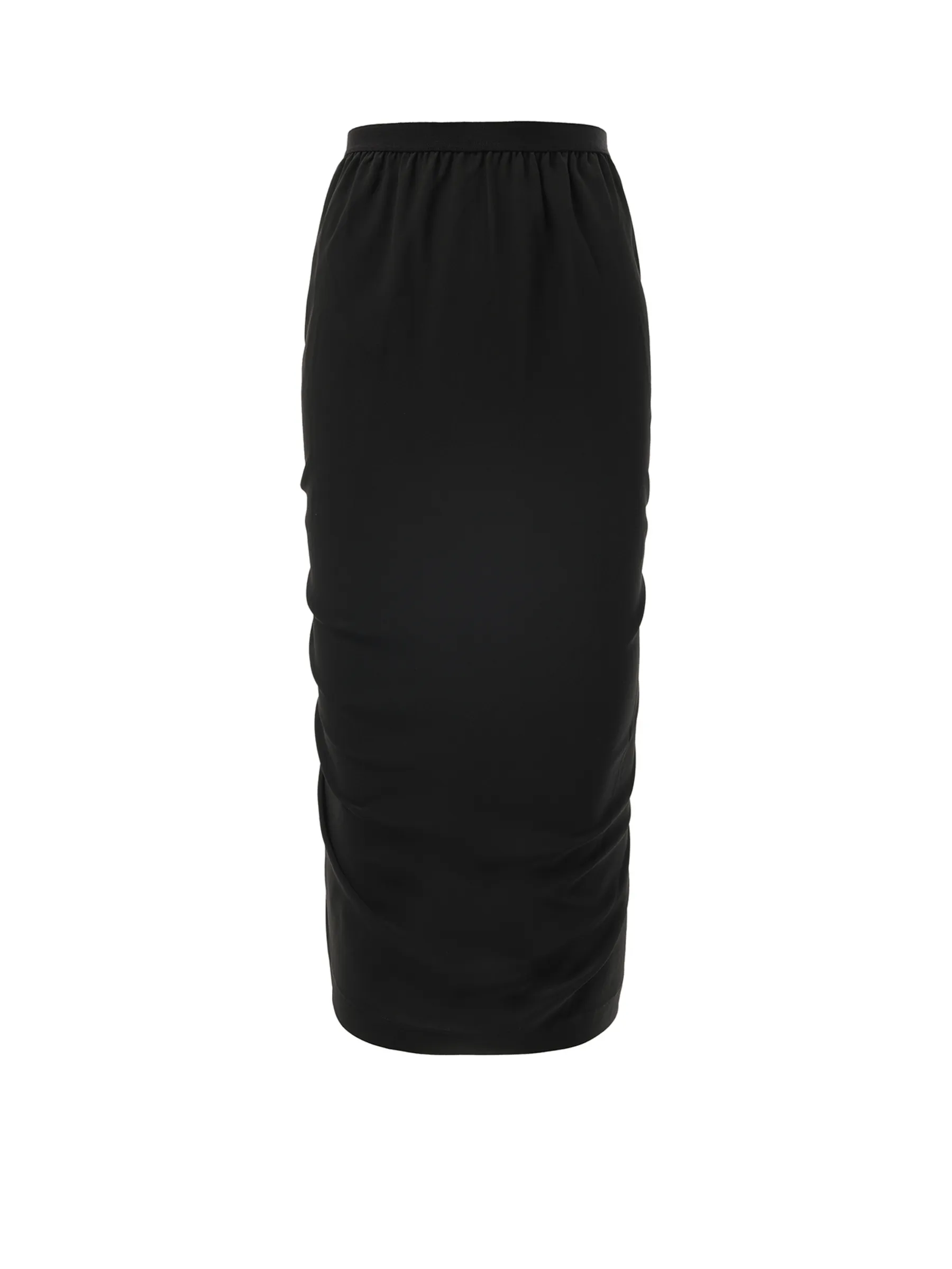 Cocoon Crepe Shrimp Skirt in Black