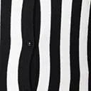 Collectif Plus Size Black & White Short Sleeve Lailie Striped Cardigan