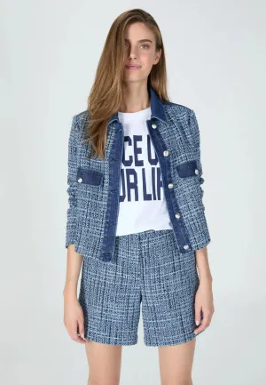 Denim and Tweed jacket - Blue