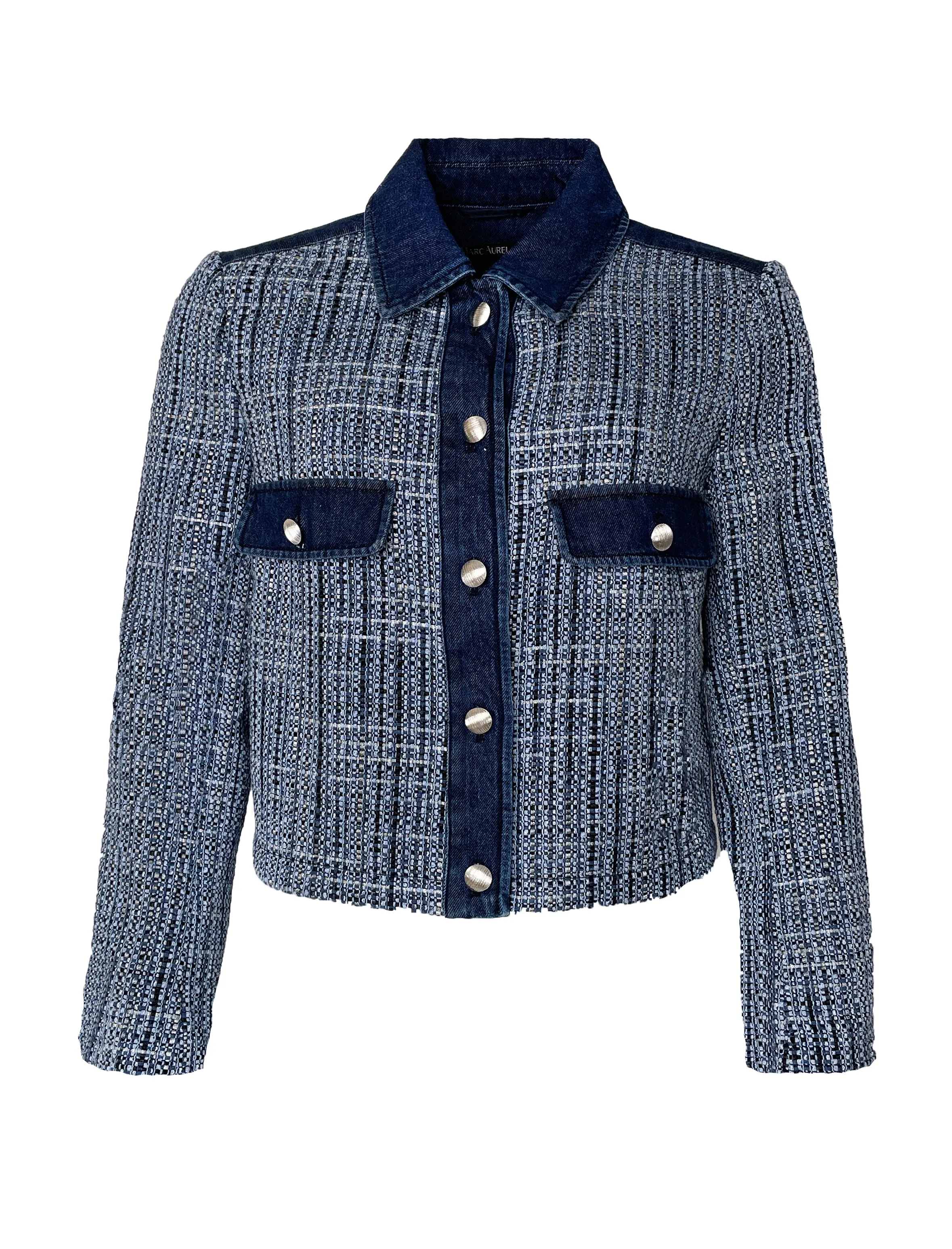 Denim and Tweed jacket - Blue