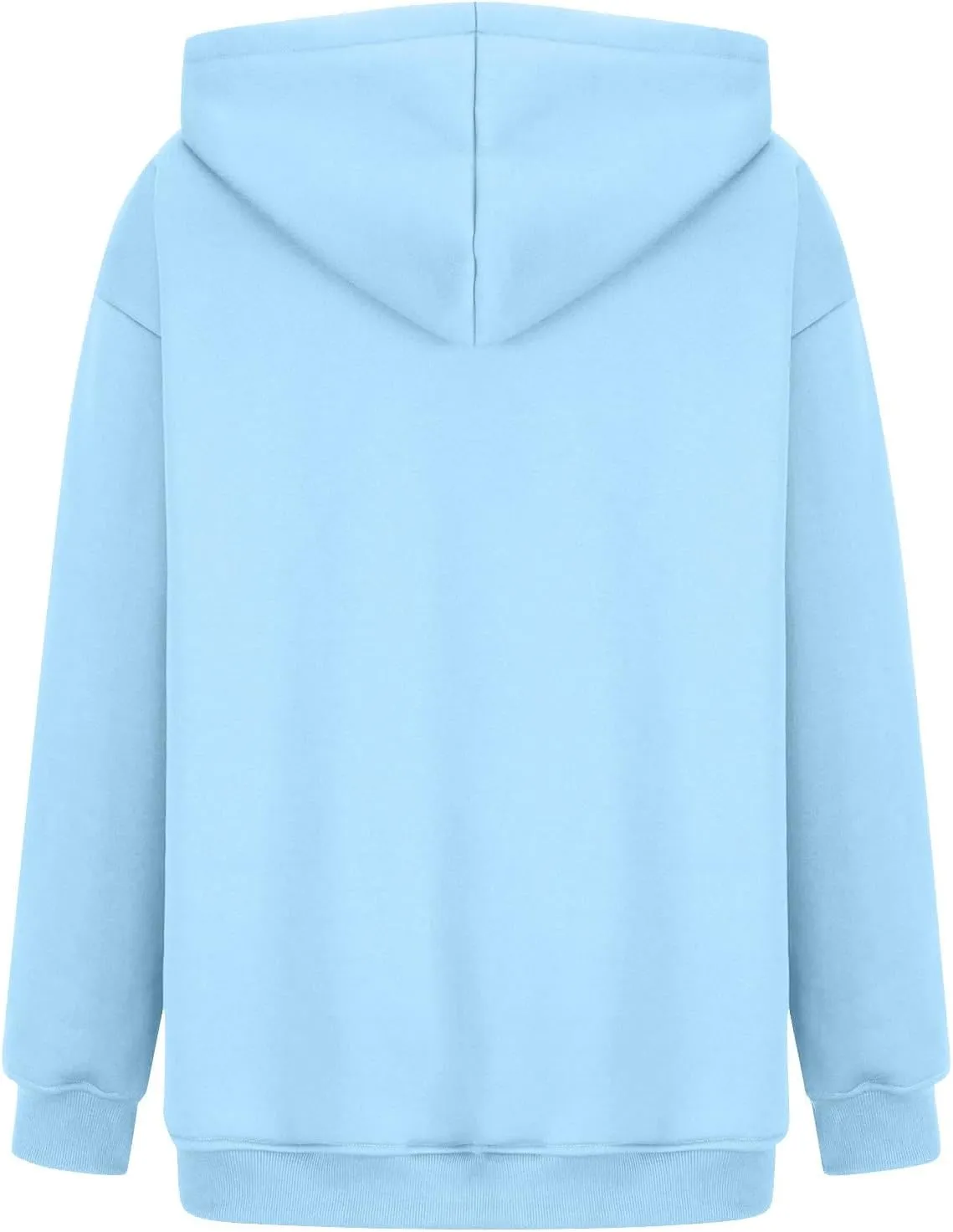 Fleece Hoodies for Women Oversized Preppy Sweatshirt Pullover Lightweight Sweatshirts Winter Sweaters with Pocket
