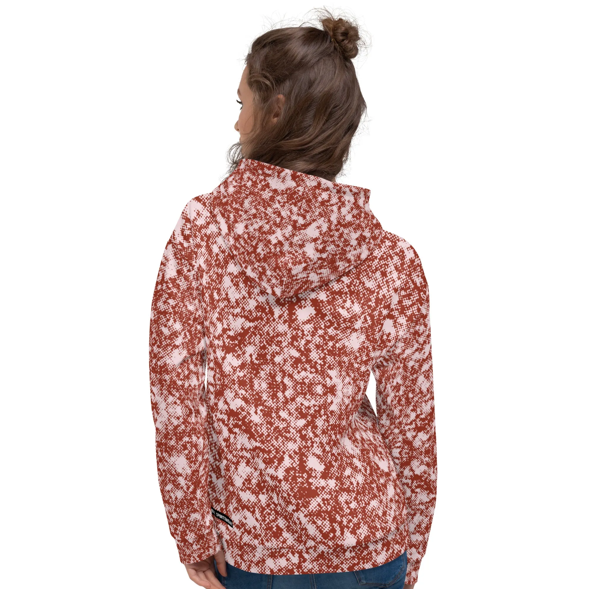 Humble Sportswear™ Rosy Red Relaxed Fit Hoodie