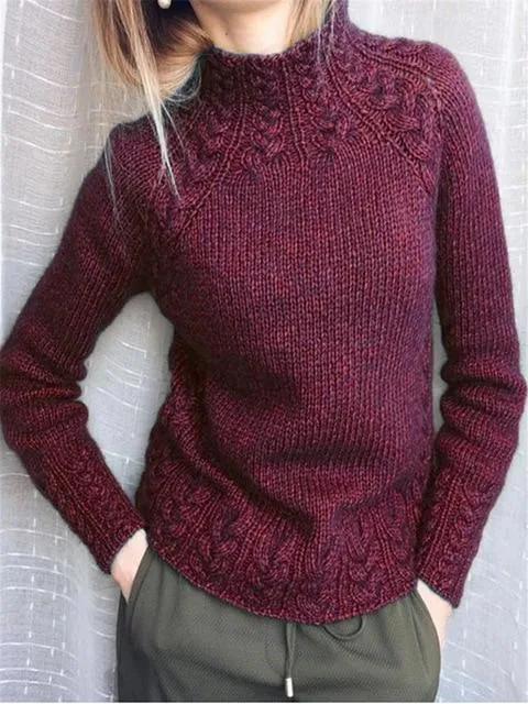 Ivyshape | Ann Relaxed and Timeless Winter Pullover