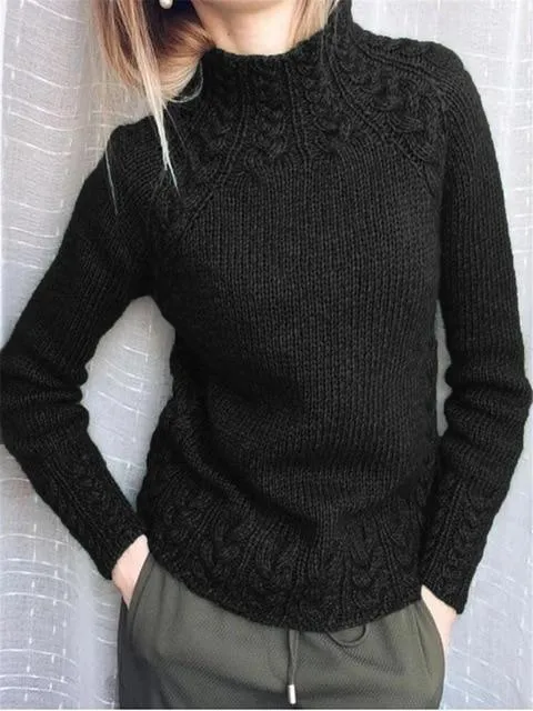 Ivyshape | Ann Relaxed and Timeless Winter Pullover