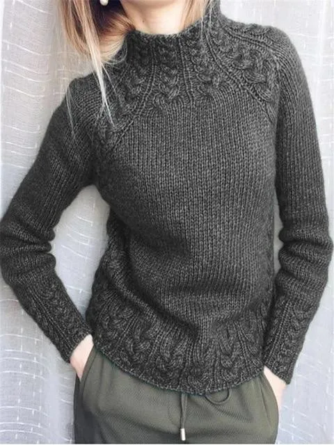 Ivyshape | Ann Relaxed and Timeless Winter Pullover