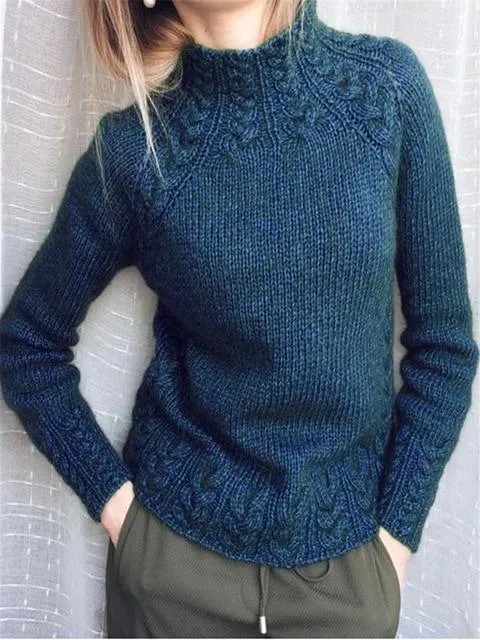 Ivyshape | Ann Relaxed and Timeless Winter Pullover