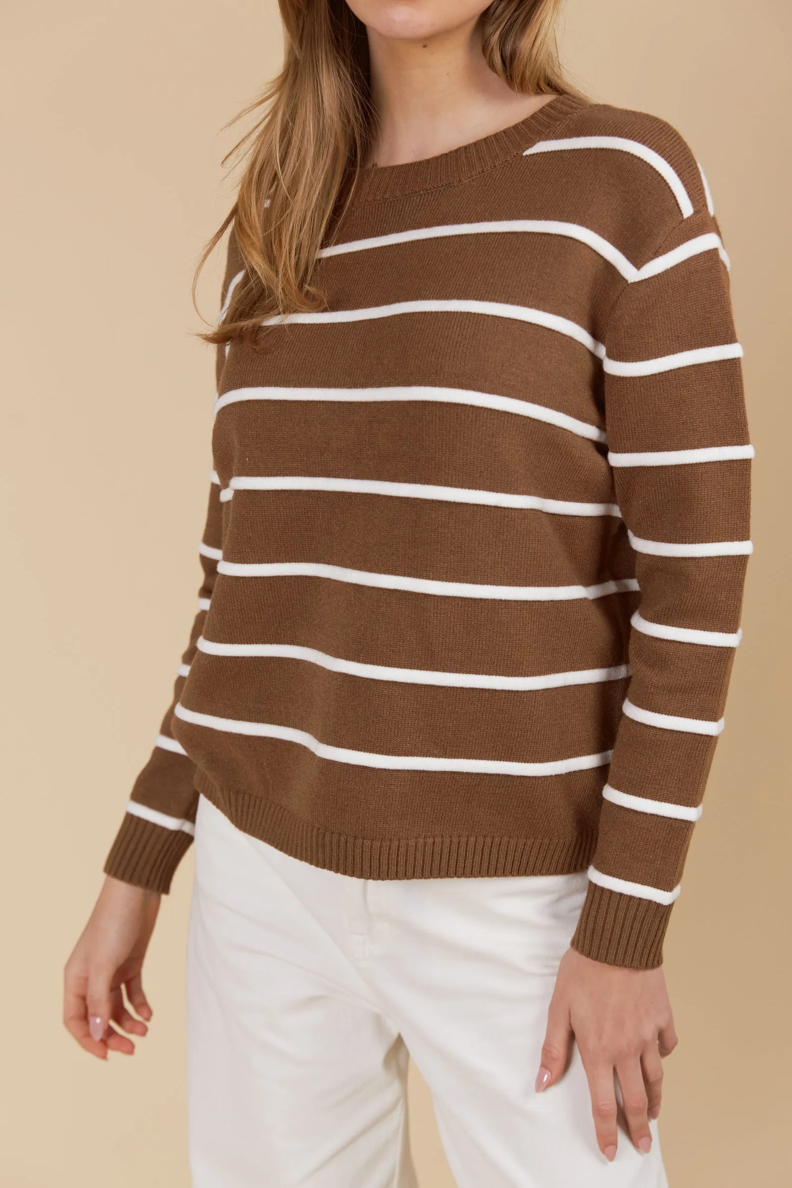 Juno Reversable Cardigan/Jumper - Toffee