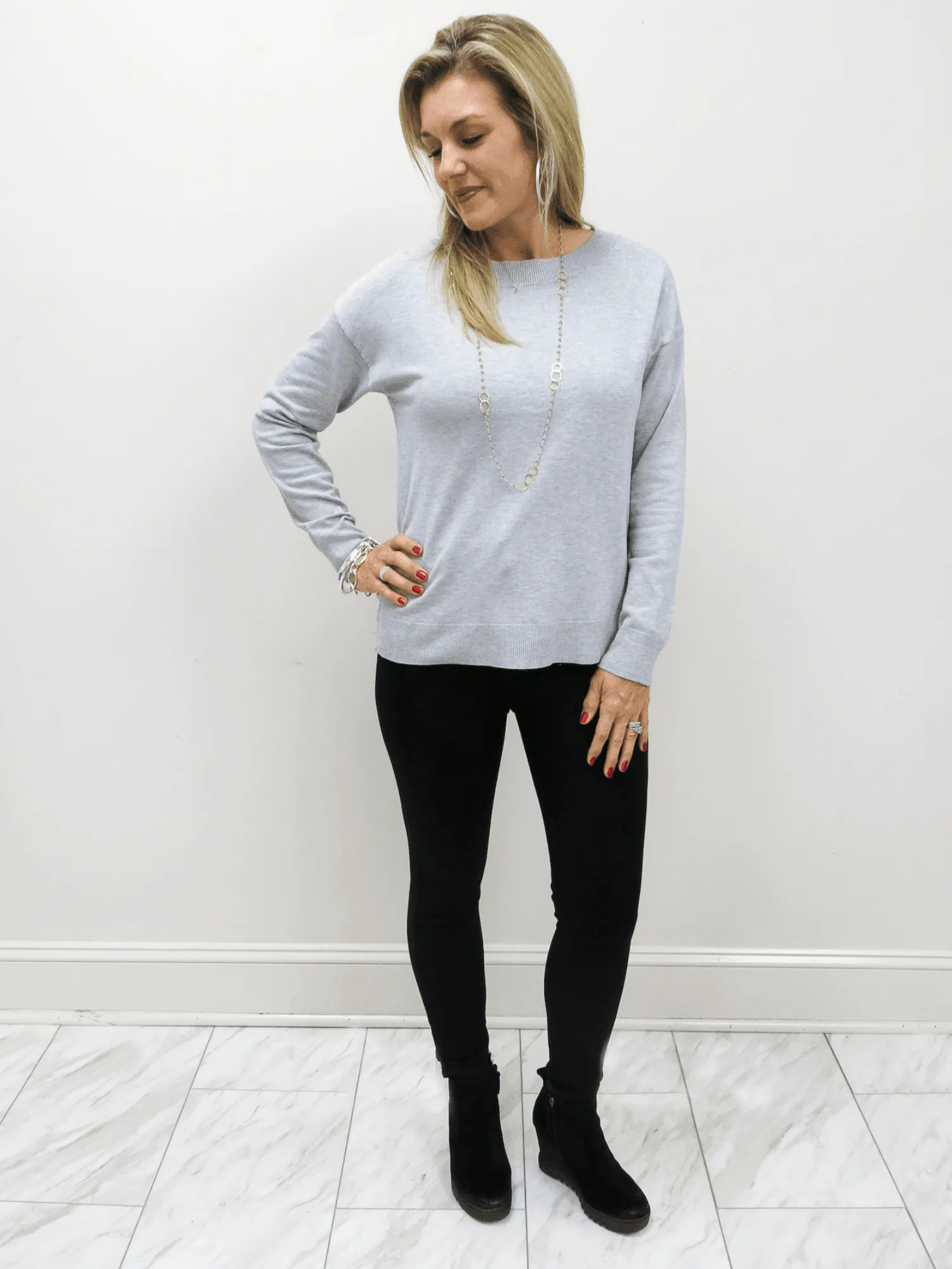 Just Black Denim High Rise Classic Skinny - Black
