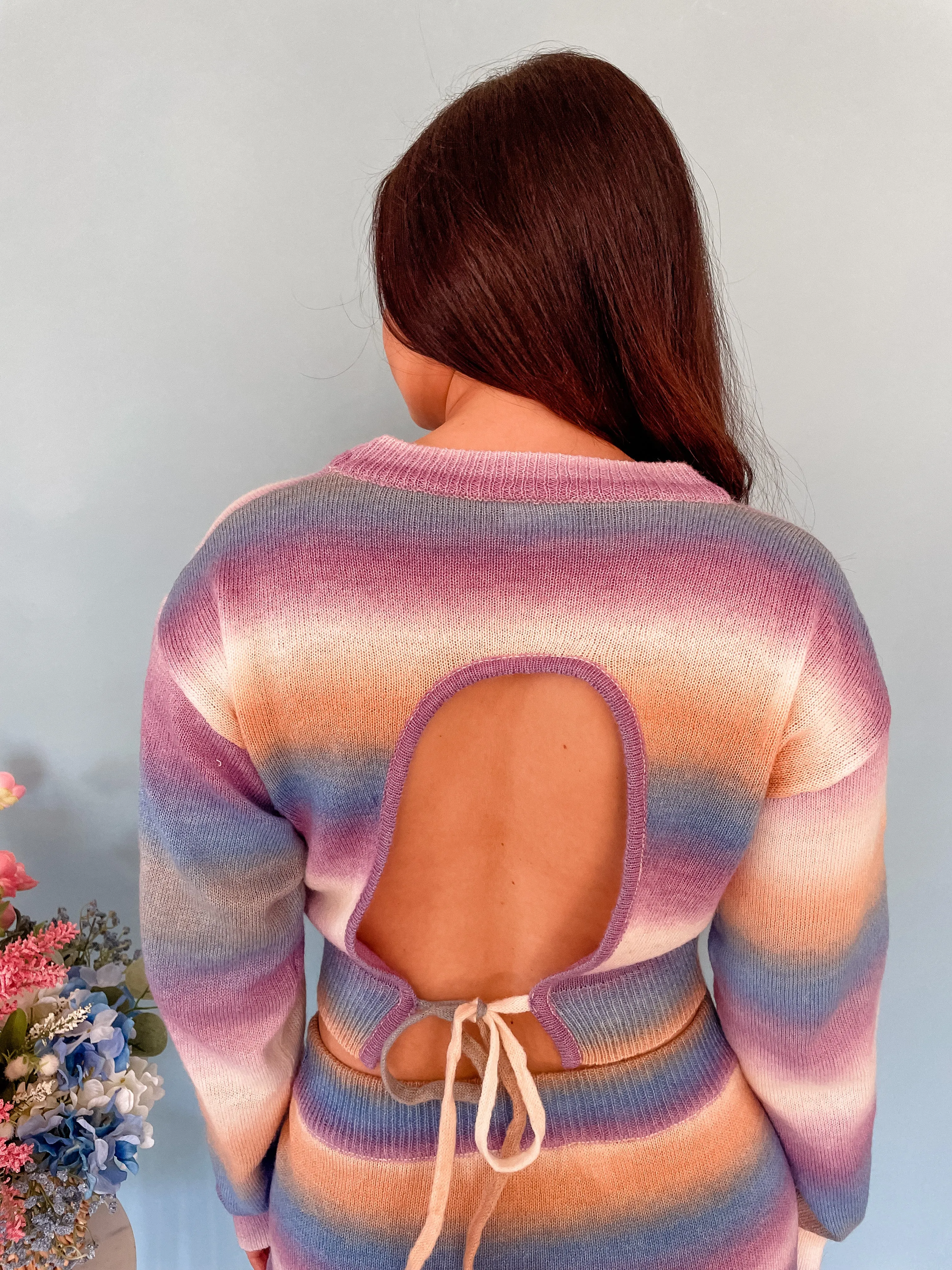 Lilac Sunset Knit Top