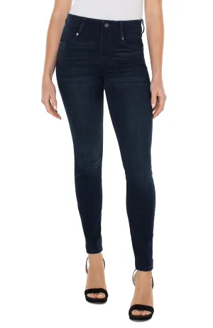 Liverpool Gia Glider Pull-On Skinny Ankle Jeans In Del Ray 30in