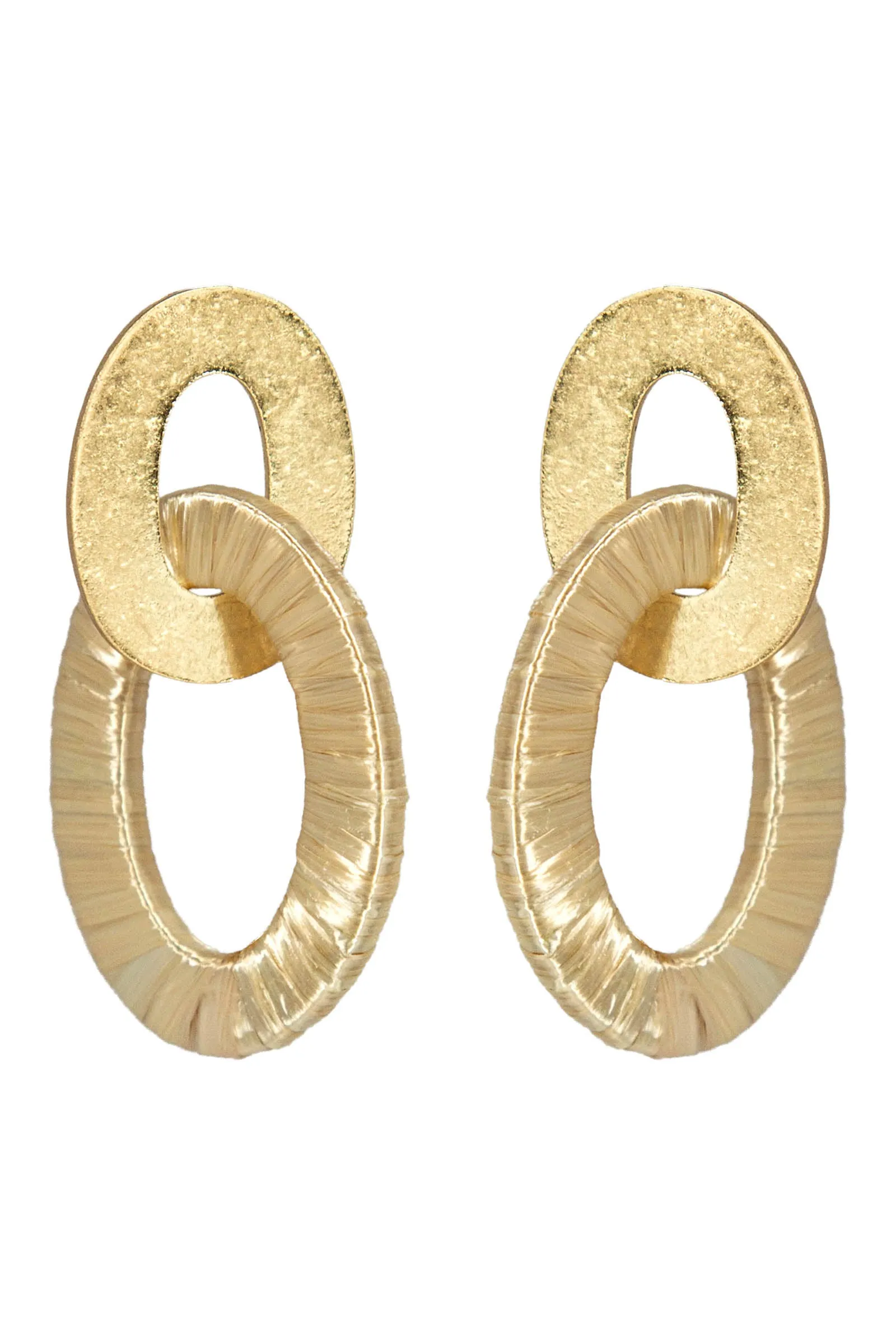 Masa Link Earring - Ecru