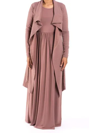 Mauve GRACEFUL cardigan