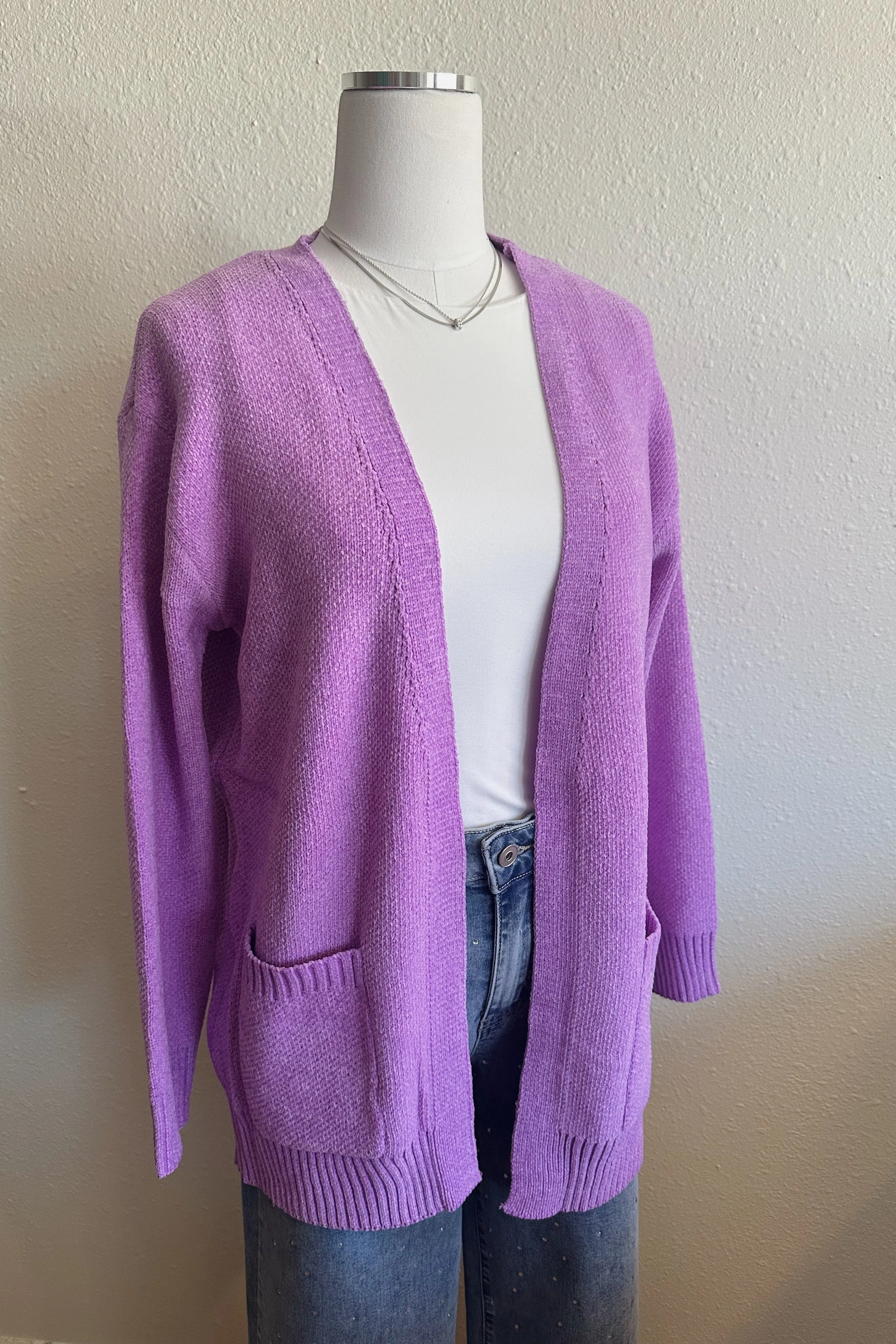 Melange Sweater Cardigan - Multiple Colors