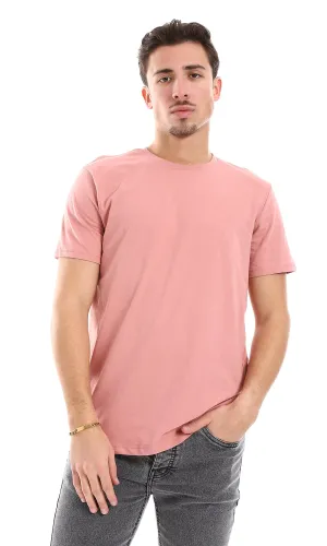 O165976 Round Neck Plain Practical Simon Tee