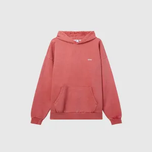 Obey Lowercase Pigment Hood - Pigment Mineral Red