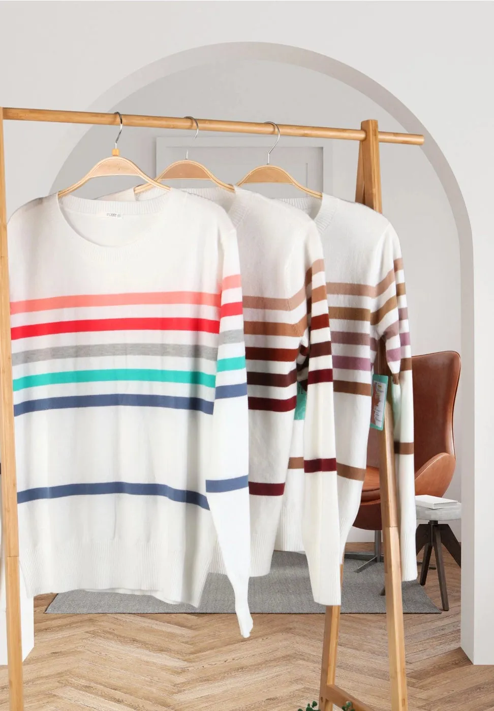 Olivia Multi-Striped Sweater