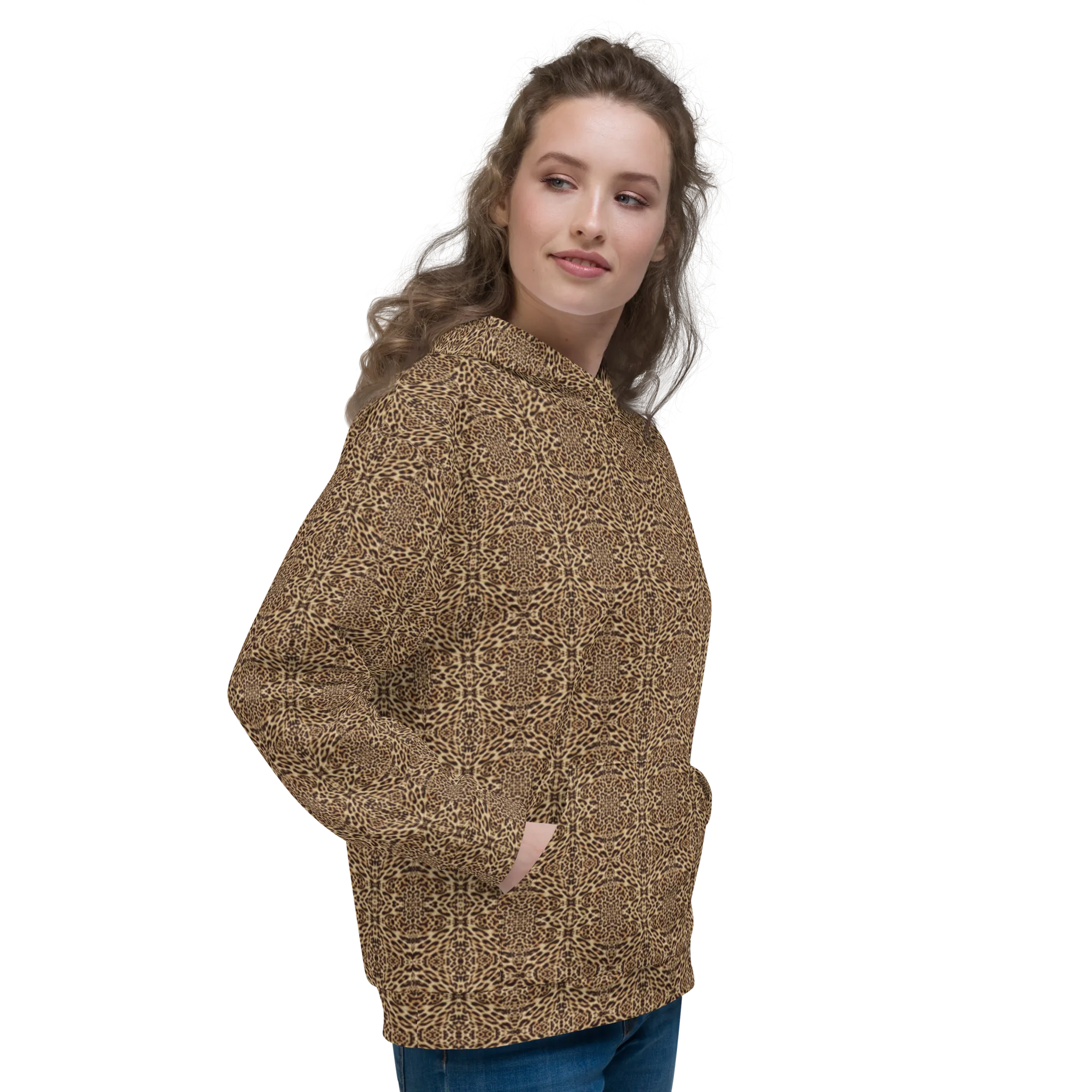 Recursia Contemplative Jaguar I Women's Hoodie