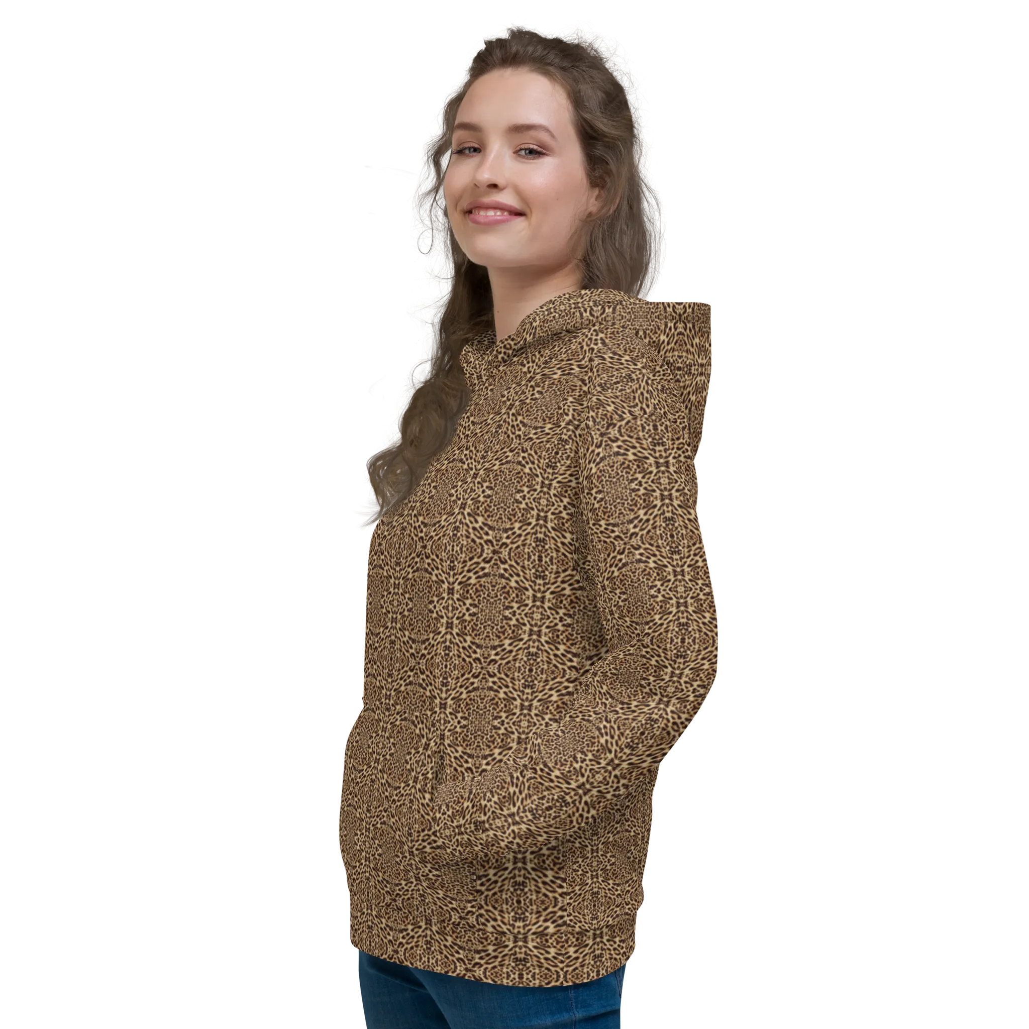 Recursia Contemplative Jaguar I Women's Hoodie