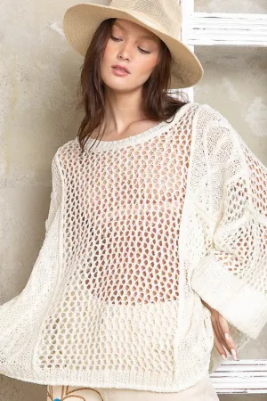 Round Neck Pocket Sweater
