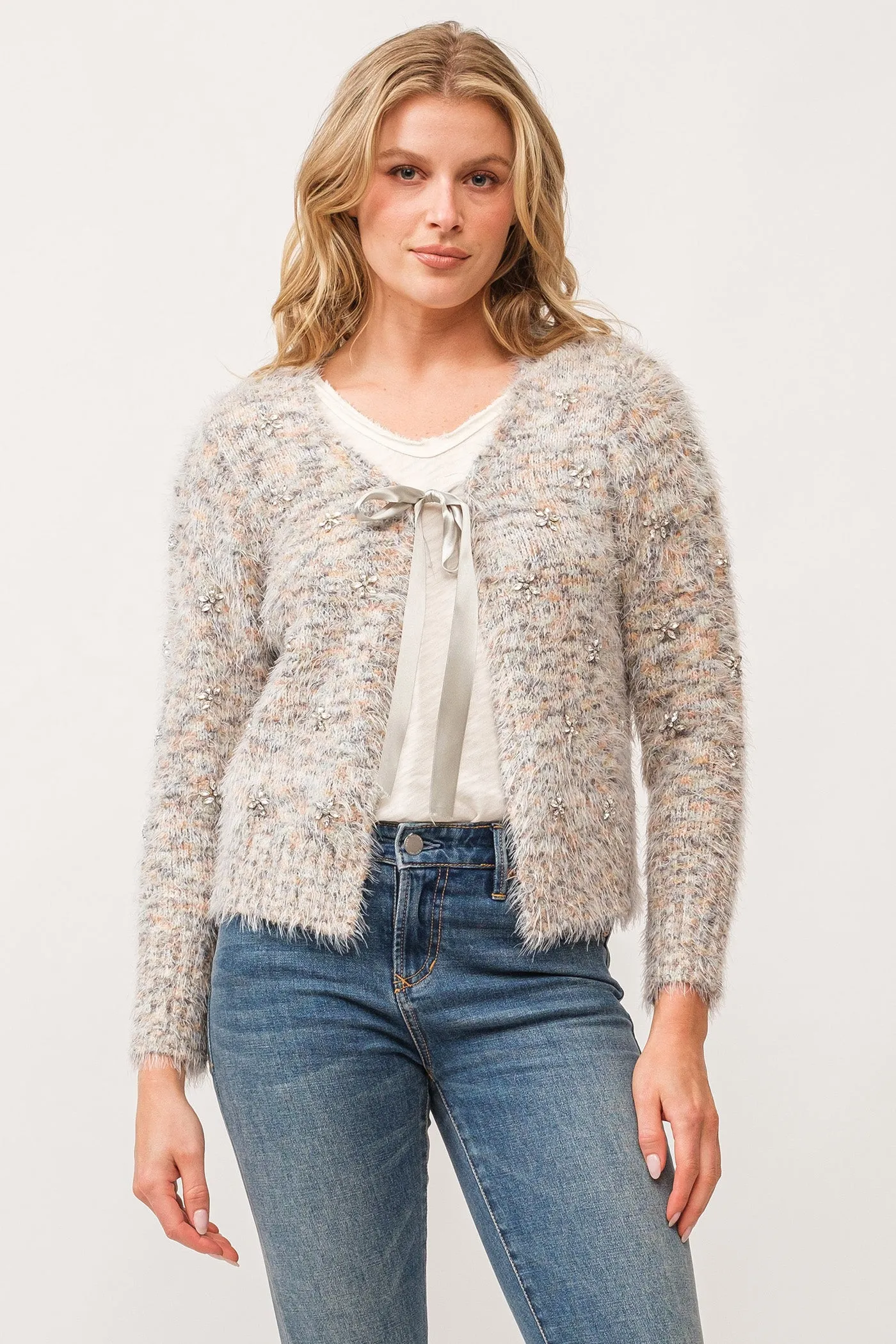 SERAFINA CARDIGAN SNOWY MEADOW