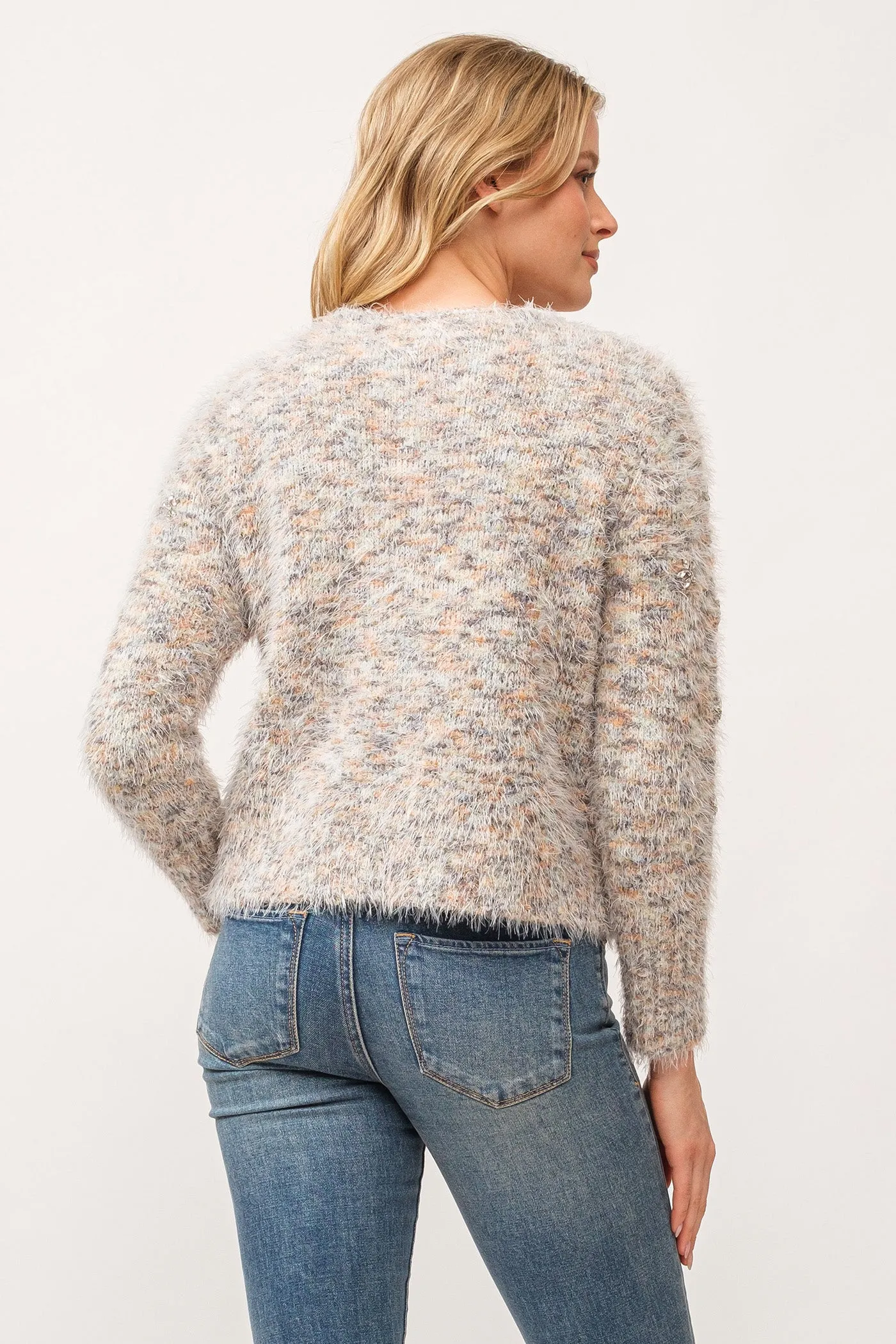 SERAFINA CARDIGAN SNOWY MEADOW