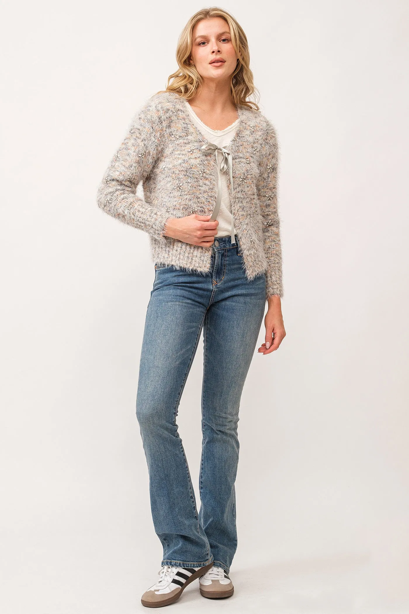 SERAFINA CARDIGAN SNOWY MEADOW