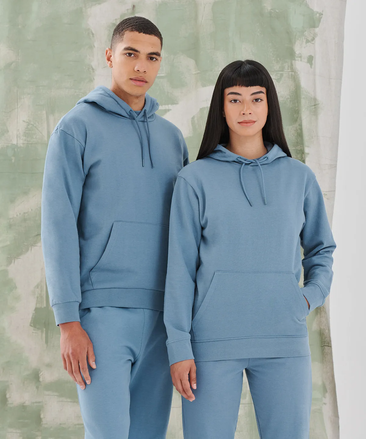 Stone Blue - Unisex sustainable fashion hoodie