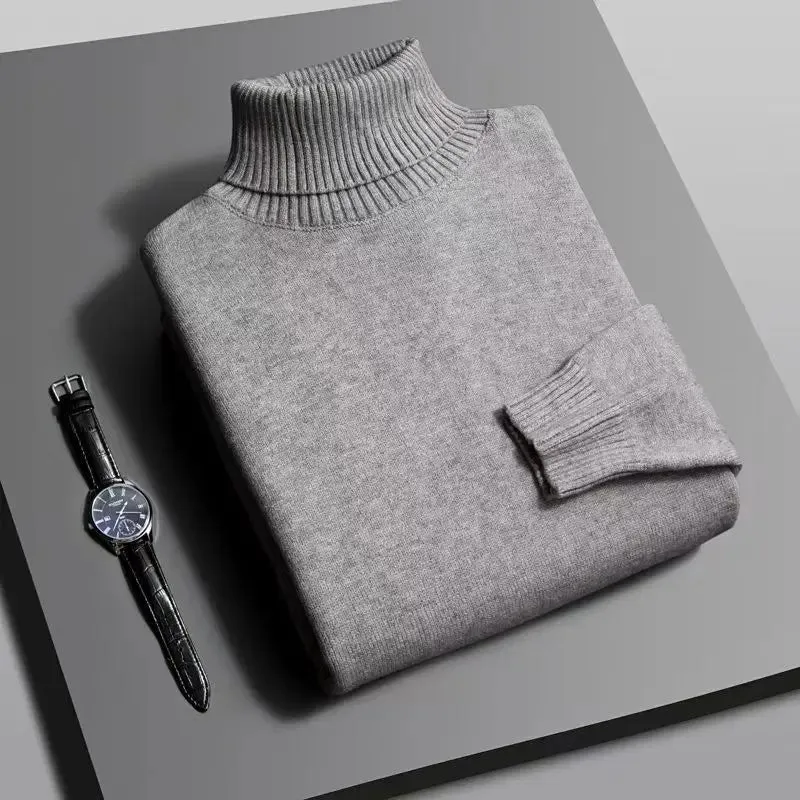 Stylish Men's Turtleneck Sweater - Ultimate Fall Fashion Statement