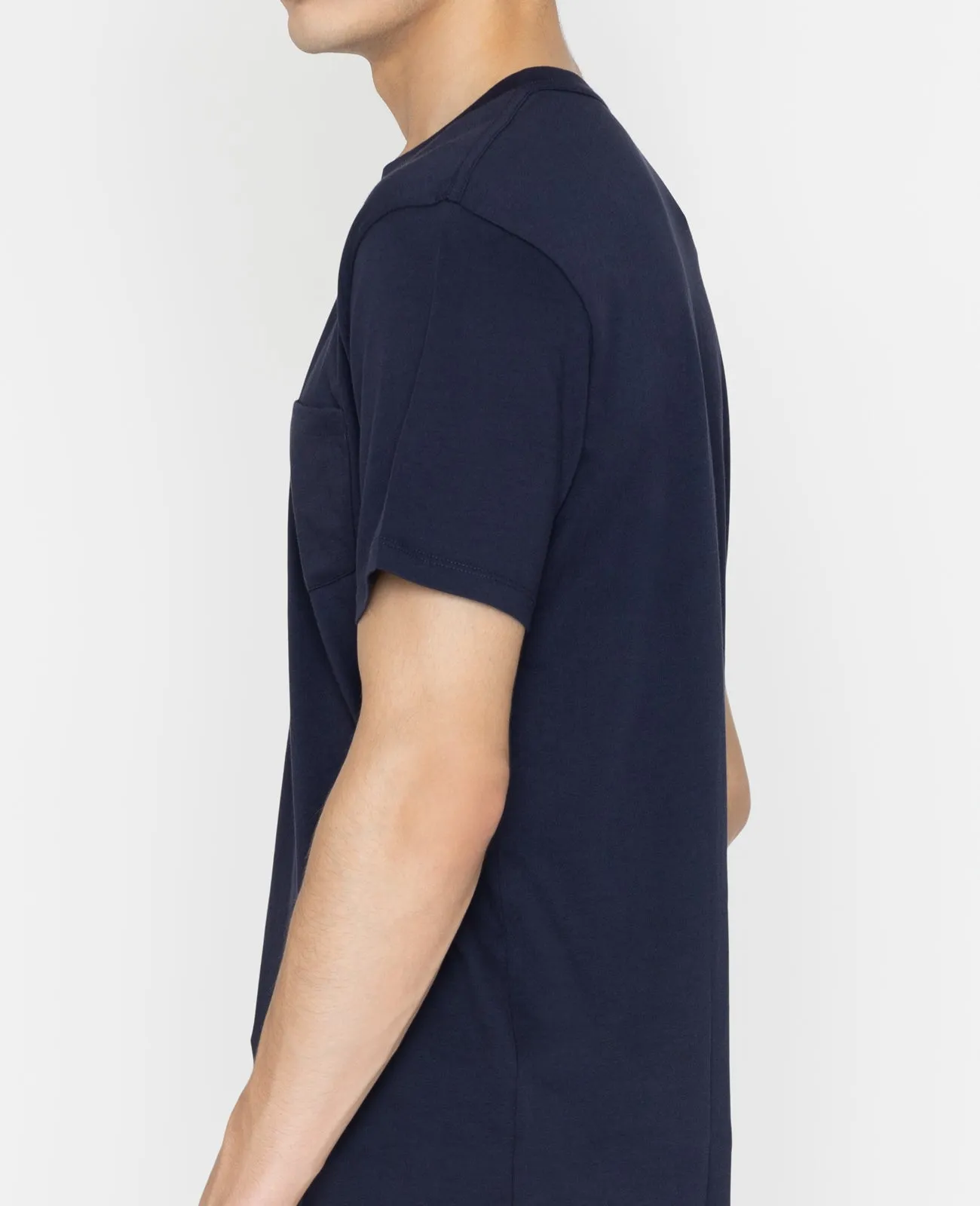 Supima Crew Neck Pocket Tee