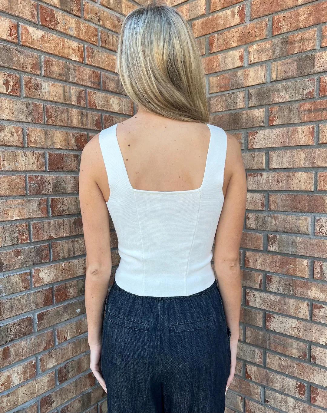 Sweetheart Knit Tank Top