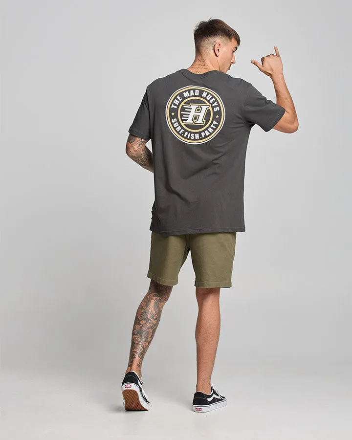 The Mad Hueys H Series Tee - Vintage Black