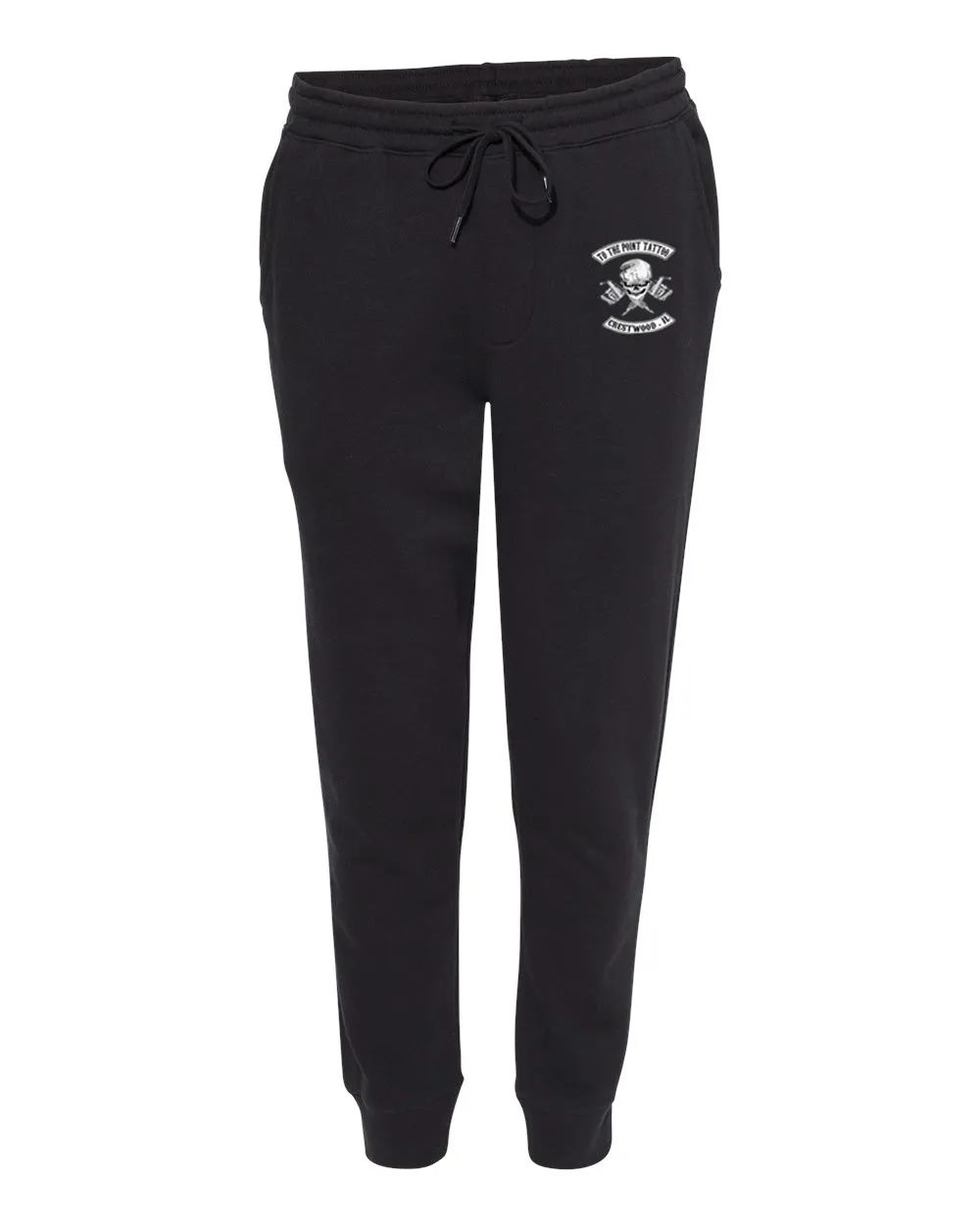 To The Point Tattoo "OG" Midweight Fleece Pants w/Pockets - Black