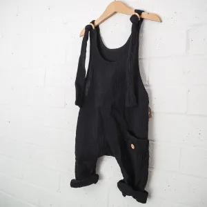 Toddler Dungaree - Black